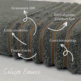 Jogo de Toalhas Essence 5 Pecas - Grafite - 5