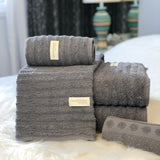 Toalha de Banho Gigante Jogo de Toalha 2 banho 2 rosto 1 piso gramatura 500g/m²