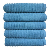 Kit com 5 toalhas de banho gramatura 500 fio penteado 100% Algodão