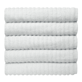 Kit com 5 toalhas de banho gramatura 500 fio penteado 100% Algodão