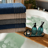 Toalha de banho Gigante - kit com 5 - Gramatura 500g/m² - 100% Algodão Confort Soft - Coleção Essence