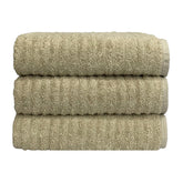 Toalha de Banho Gramatura 500g/m² kit com 3 Coleção Wave Algodão Penteado Extra Macio