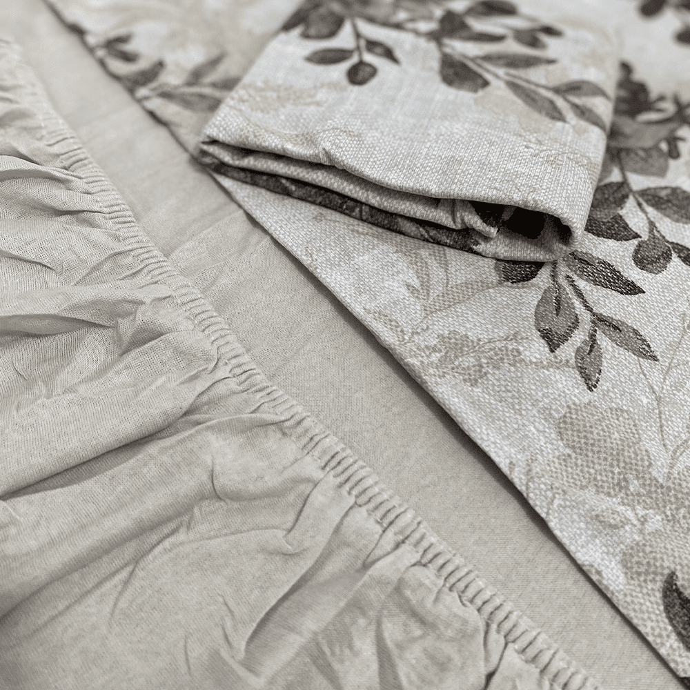 Jogo de Cama Casal com 3 Peças 100% Algodão com Elástico