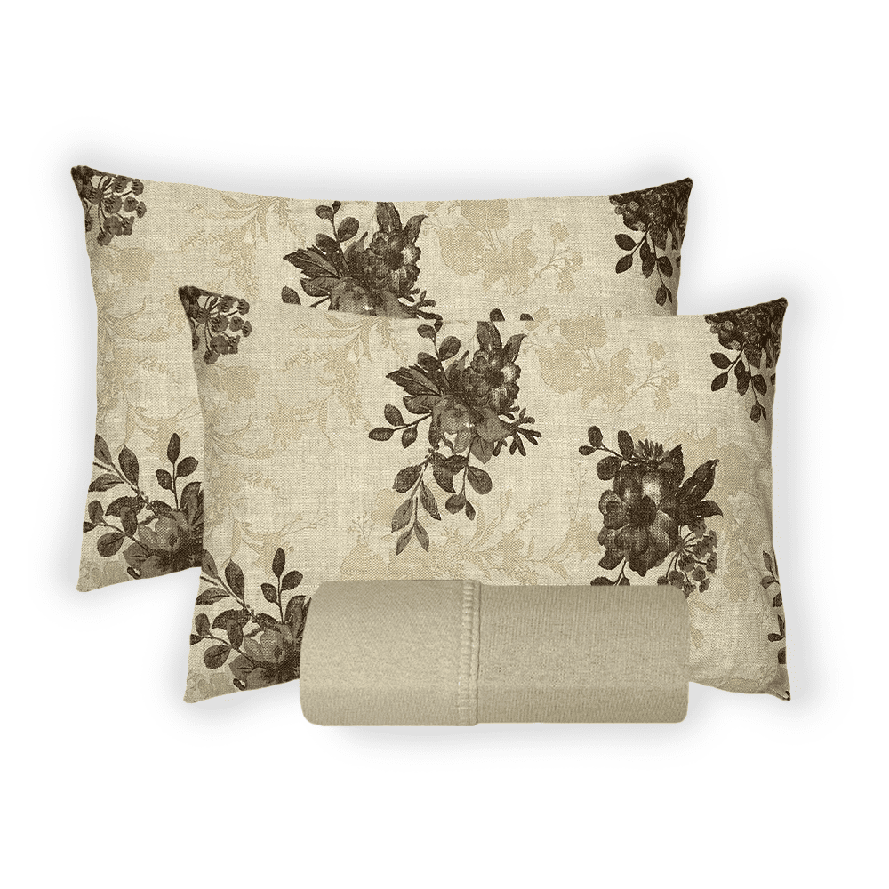 Jogo de Cama Casal com 3 Peças 100% Algodão com Elástico