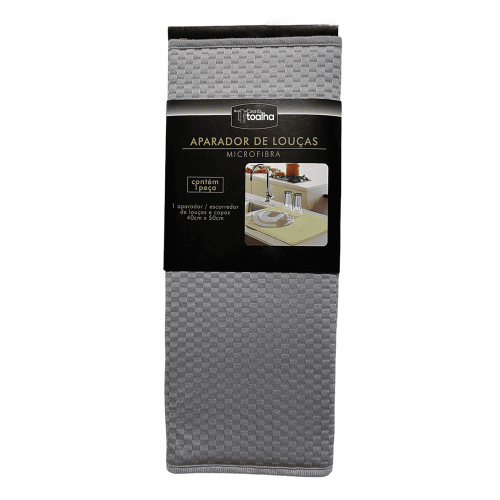 Aparador de louca de microfibra com super absorção