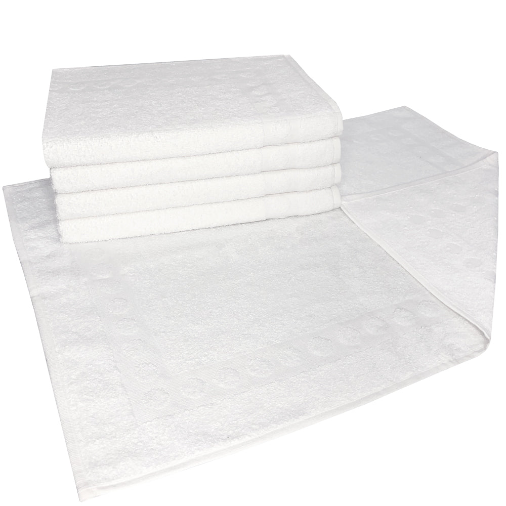 Jogo com 5 toalhas de piso com Antiderrapante