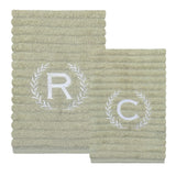 Jogo de Toalha de Banho Personalizada com a Sua Inicial – Coleção Wave