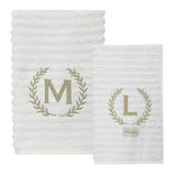 Jogo de Toalha de Banho Personalizada com a Sua Inicial – Coleção Wave