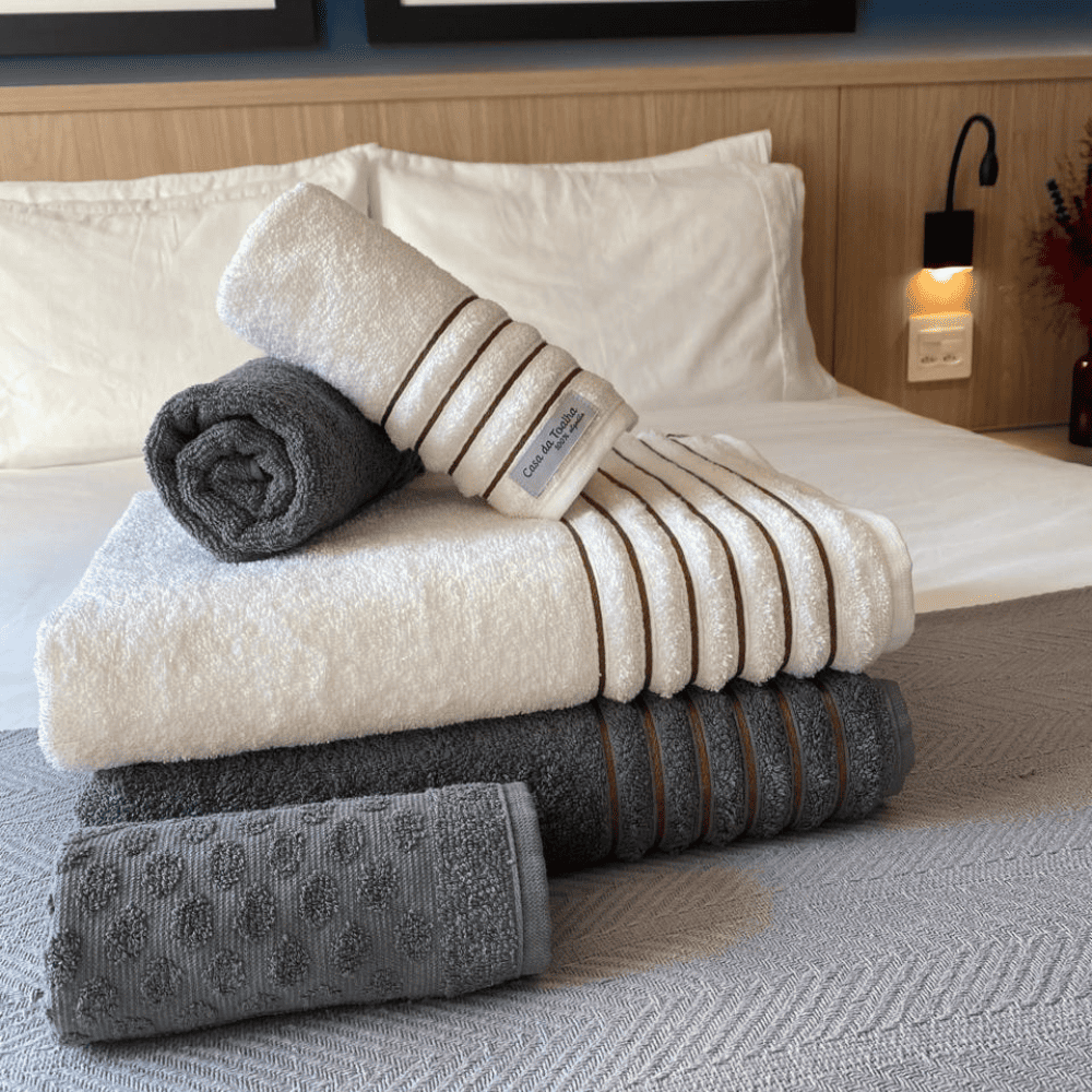 Jogo de Toalha Essence 5 Peças - Gramatura 500g/m² - 100% Algodão Confort Soft