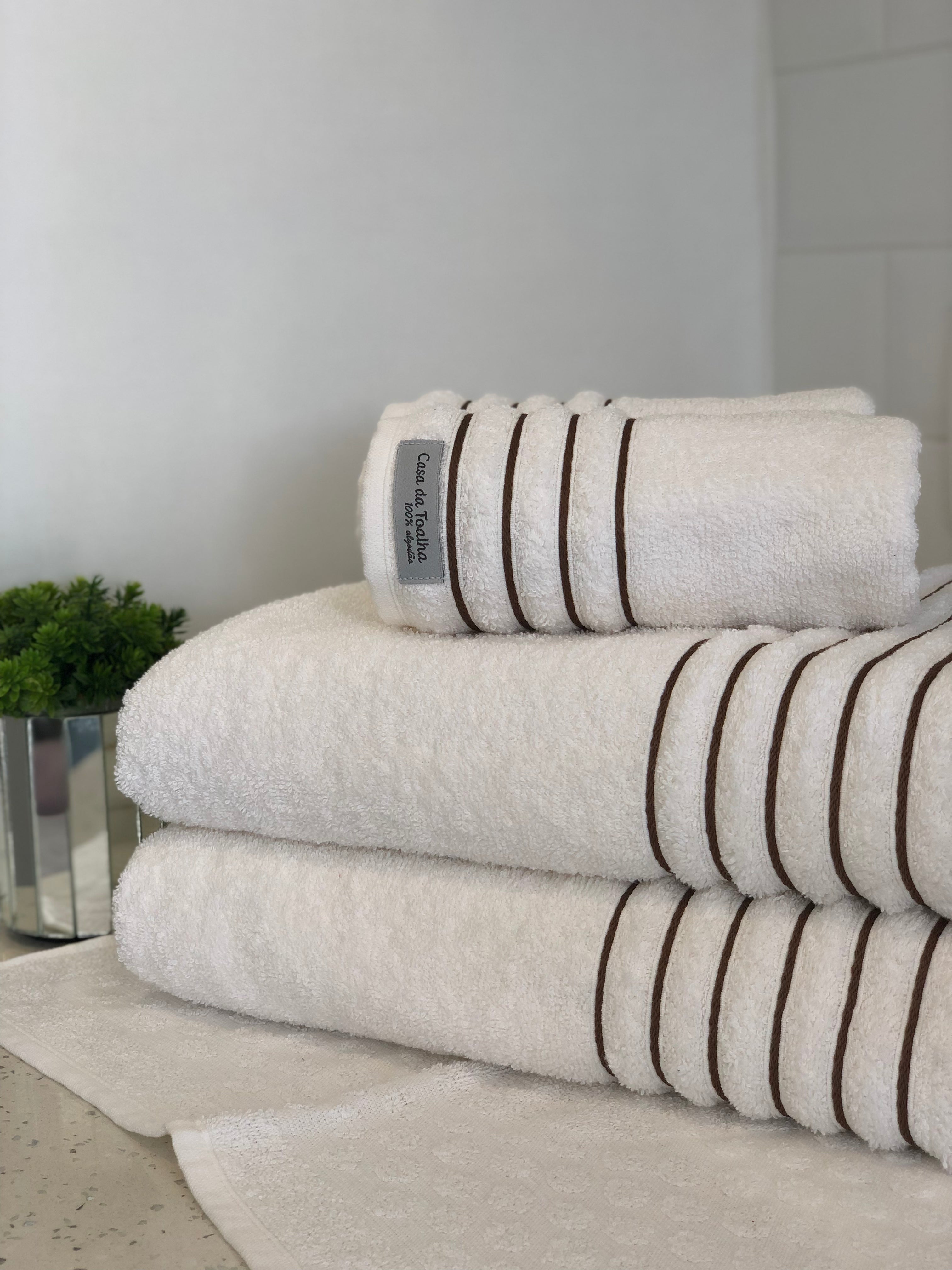 Toalha de Banho Gigante Jogo de Toalha 2 banho 2 rosto 1 piso gramatura 500g/m² - Essence