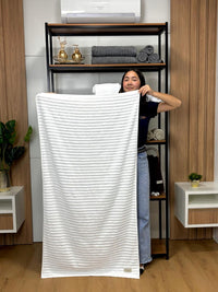 Jogo de Toalha Wave 5 Peças Gramatura 500g/m² Algodão Penteado Extra Macio