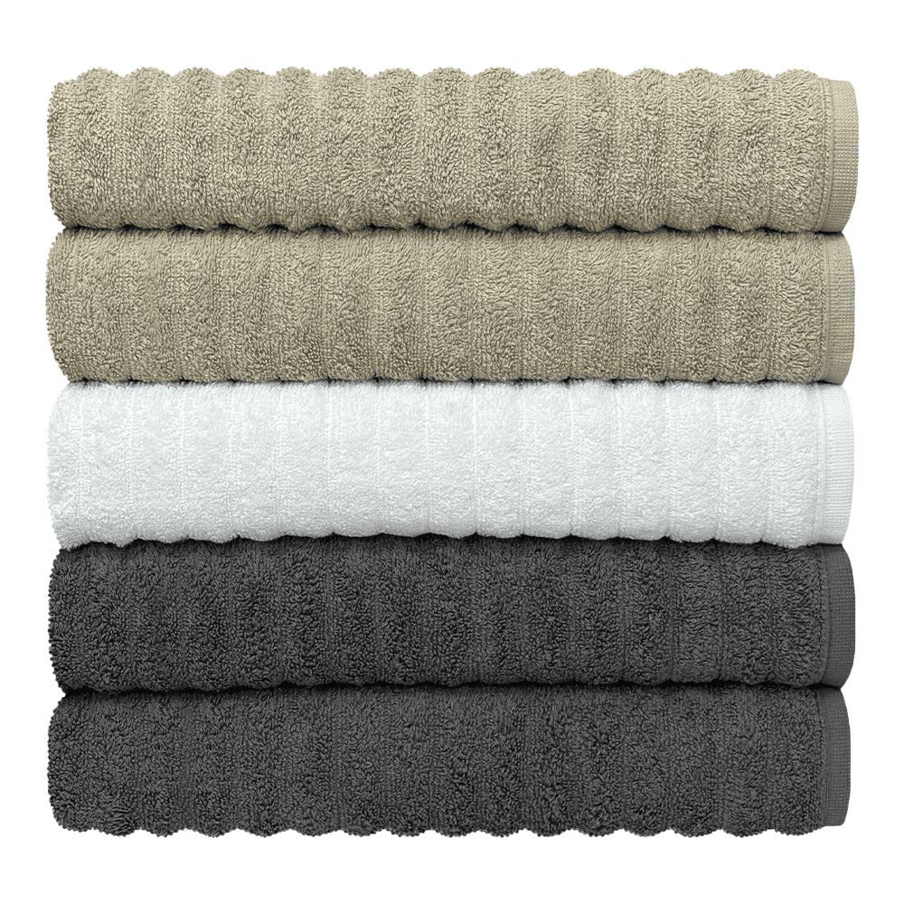 Kit com 5 toalhas de banho gramatura 500 fio penteado 100% Algodão