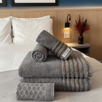 Toalha de Banho Gigante Jogo de Toalha 2 banho 2 rosto 1 piso gramatura 500g/m² - Essence