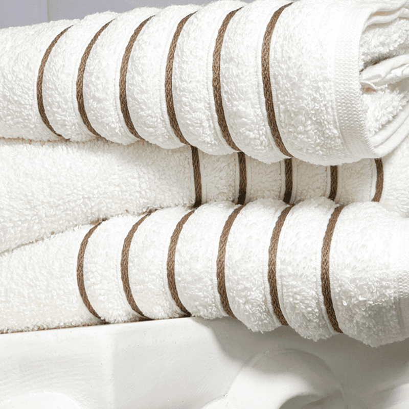 Kit com 5 Toalhas de Banho Gigante Essence - Off White - 3