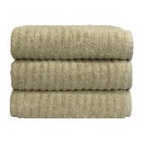 Toalha de Banho Gramatura 500g/m² kit com 3 Coleção Wave Algodão Penteado Extra Macio