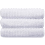 Toalha de Banho Gramatura 500g/m² kit com 3 Coleção Wave Algodão Penteado Extra Macio