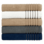 Toalha de banho Gramatura 500g/m² - Kit com 5 Toalhas 100% Algodão Confort Soft - Coleção Essence