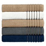 Toalha de banho Gramatura 500g/m² -  kit com 5 - 100% Algodão Confort Soft - Coleção Essence