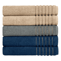 Toalha de banho Gramatura 500g/m² -  kit com 5 - 100% Algodão Confort Soft - Coleção Essence