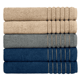 Toalha de banho Gramatura 500g/m² -  kit com 5 - 100% Algodão Confort Soft - Coleção Essence