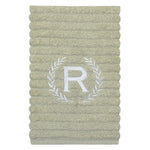 Toalha de Banho Personalizada com a Sua Inicial – cor Bege - Coleção Wave