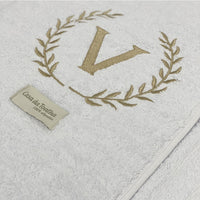 Toalha de Banho Personalizada com a Sua Inicial – Coleção Wave