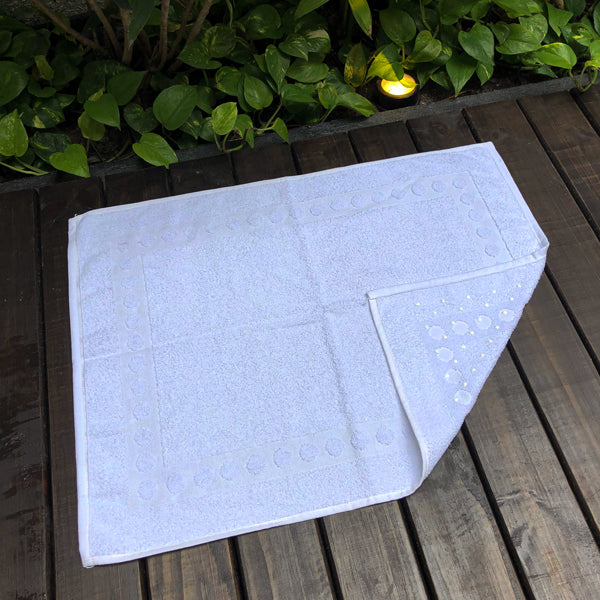 Jogo com 5 toalhas de piso com Antiderrapante