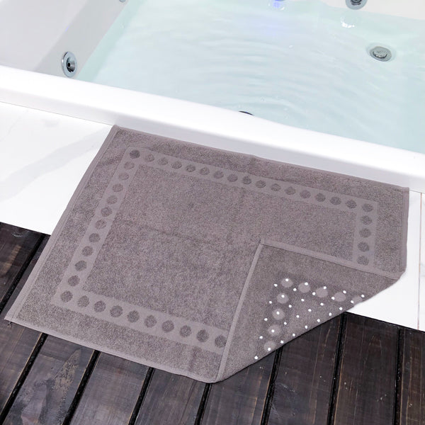 Jogo com 5 toalhas de piso com Antiderrapante