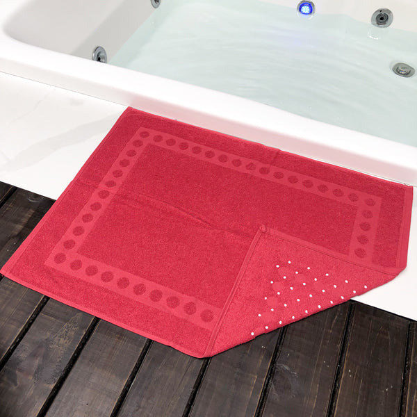 Jogo com 5 toalhas de piso com Antiderrapante