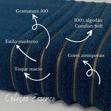 Toalha de Rosto Gramatura 500g/m² - 100% Algodão Confort Soft - Coleção Essence
